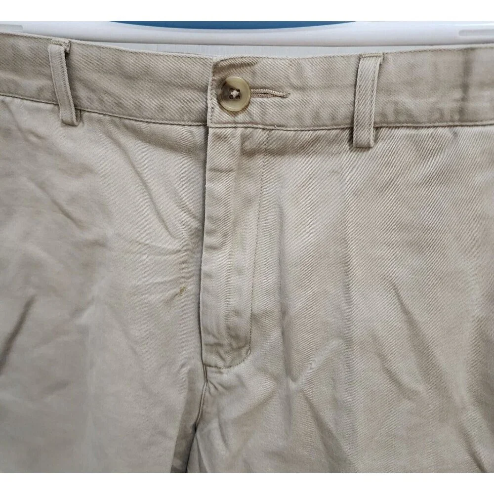 Lot of 3 Lands' End Traditional Fit Chino Shorts Size‎ 34 100% Cotton